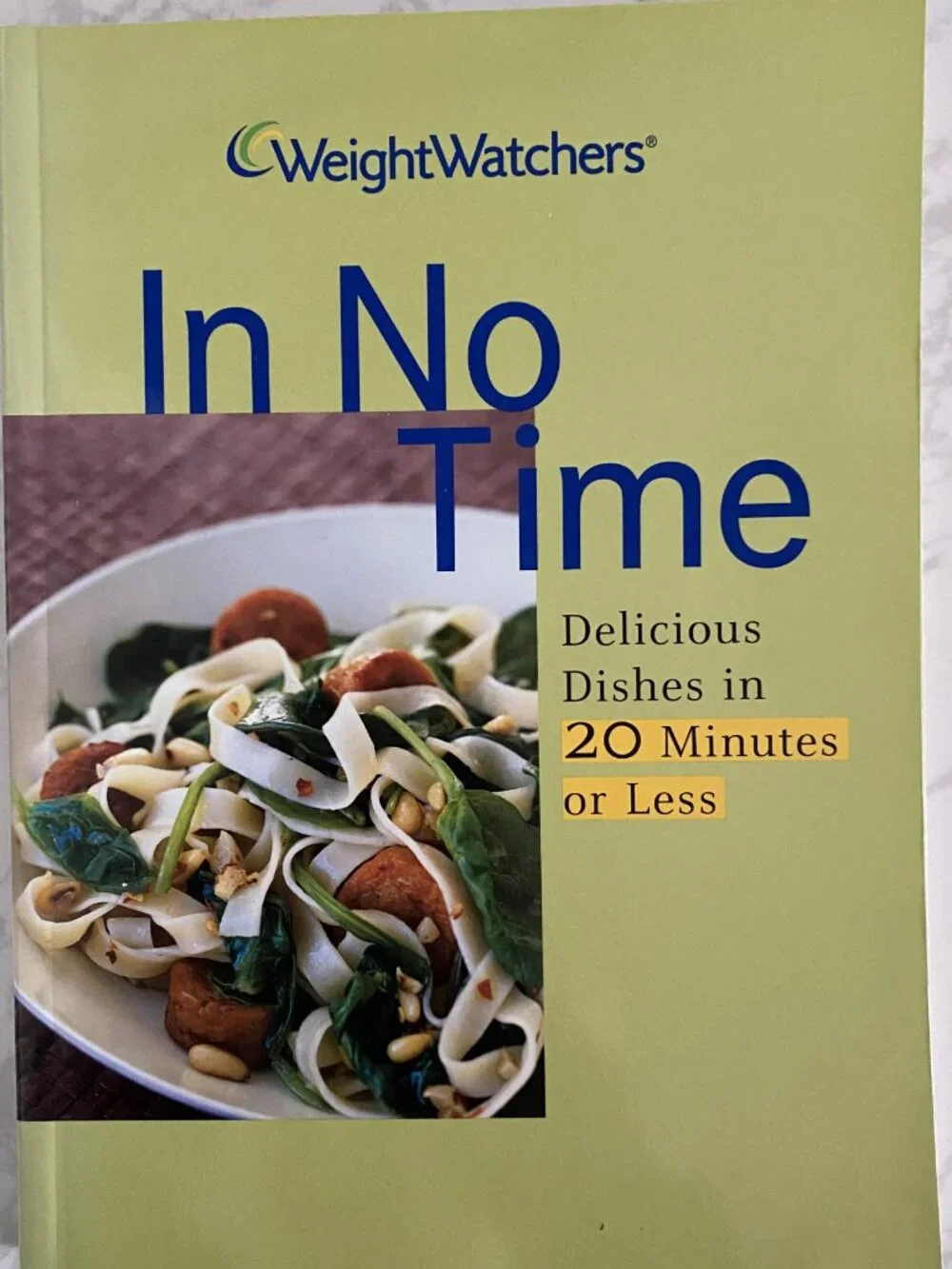 Lot of 2 WEIGHT WATCHERS Cookbooks Cook it Quick! & In No Time